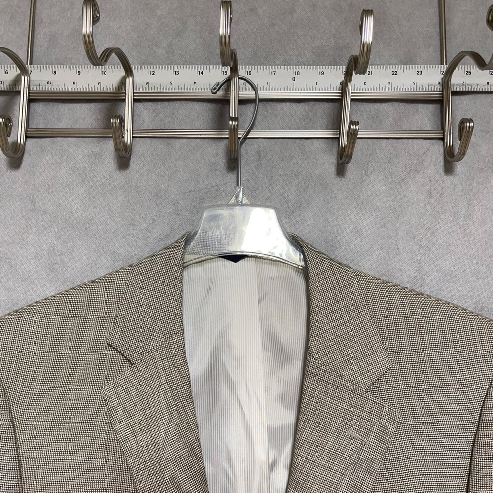 Jos. A. Bank Beige Brown Houndstooth Sport Coat